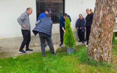 Хортикултурно Уредување На Нашиот Двор Заедно Со Корисниците